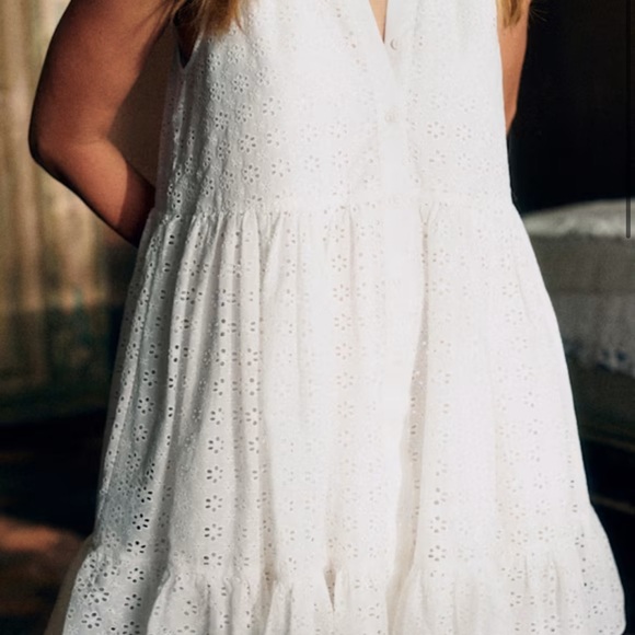 Sezane White Mini Dress - Picture 2 of 6